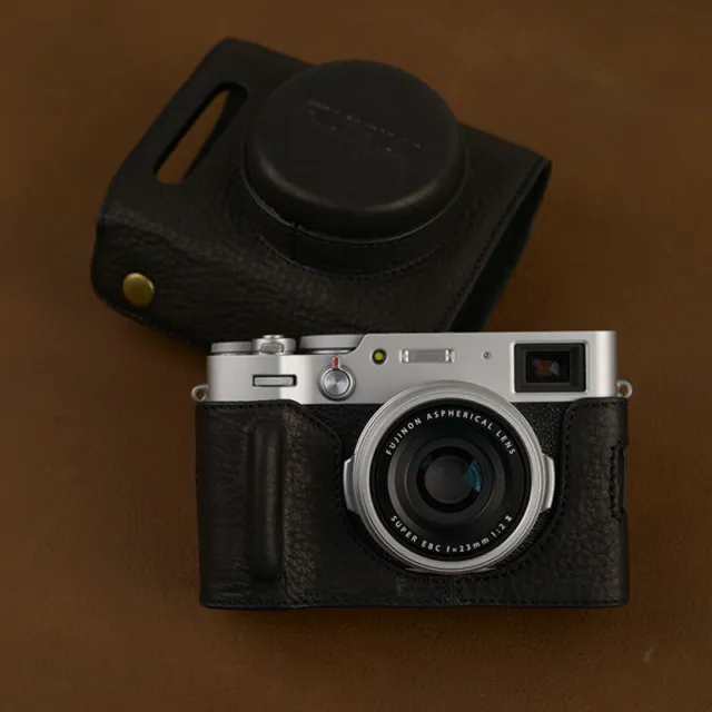 Handmade Genuine Leather Camera Bag Base Case Cover For Fuji Fujifilm X100V