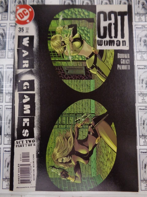 Catwoman #35, War Games Act 2, Part 7, Brubaker/Gulacy, VF (2002) DC