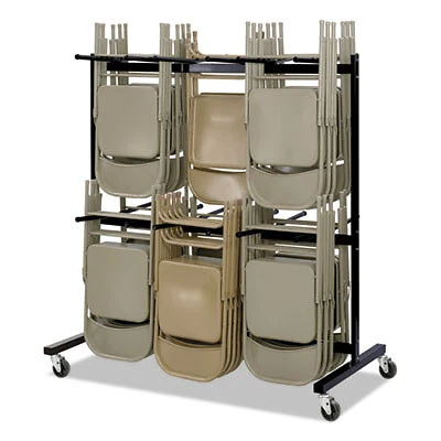 Safco CART,F/CHAIRS, 2-TIER 4199BL SAFCO PRODUCTS Safco 4199BL 073555419924