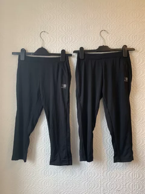 Karrimor Womens Capri Leggings 2 Pack Black Size 10 BNWT