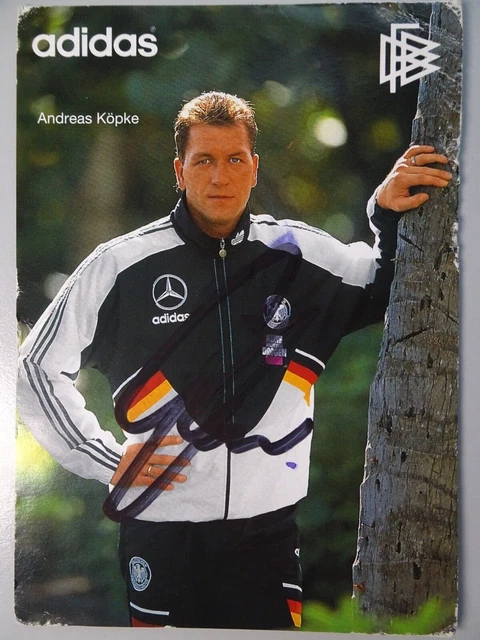Carte Autographe Originale D'Andreas Köpke (DFB) - 2010, 2ème Carte, Signée, état Correct