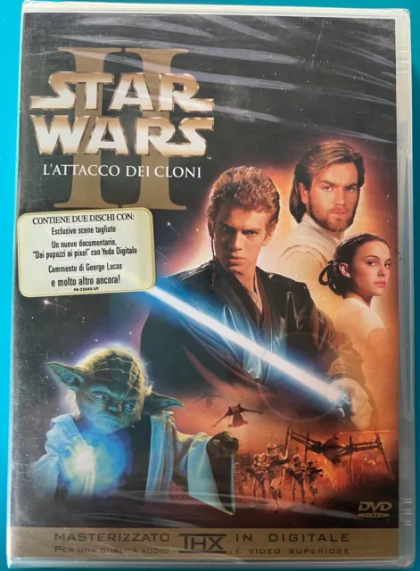 Star Wars II L'Attacco Dei Cloni - DVD - Nuovo in confezione originale