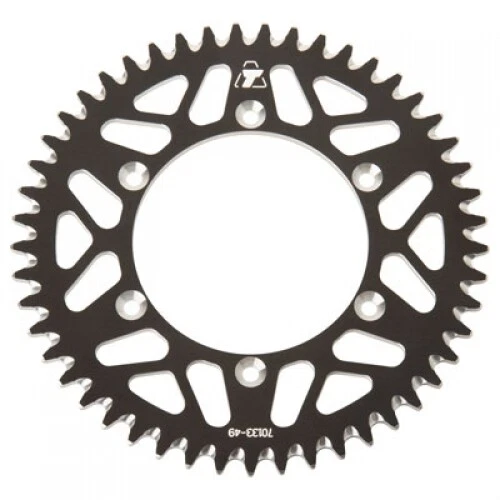 Tusk Rear Aluminum Sprocket 49 Tooth Black 209-167-0133