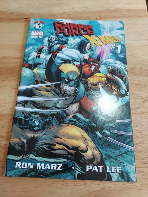 CYBER FORCE & X-MEN #1 -2007 9.4 CROSSOVER RON MARZ- PAT LEE Wrap Around Cover