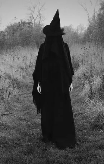Antique Halloween Creepy Witch Photo 1519b Oddleys Strange & Bizarre