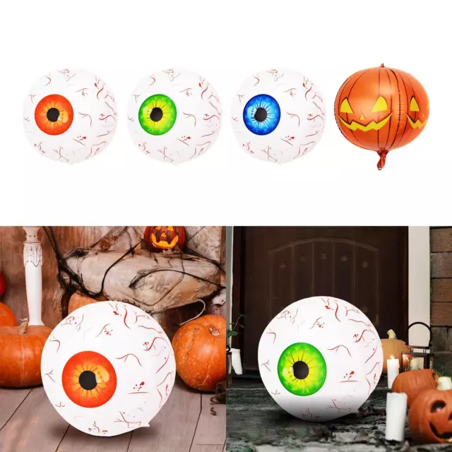 I bulbi oculari gonfiabili di Halloween puntellano il pallone spaventoso per