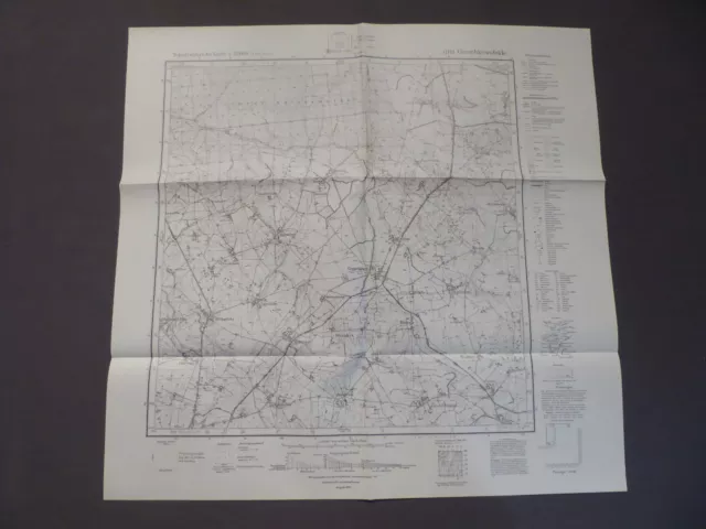 Landkarte Meßtischblatt 11101 Grumbkowsfelde, Prawdino, Ostpreußen, 1940