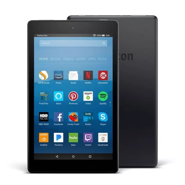 Tablette Amazon Kindle Fire HD 8 16 Go NEUVE avec Alexa 7e génération 2017 noire 2