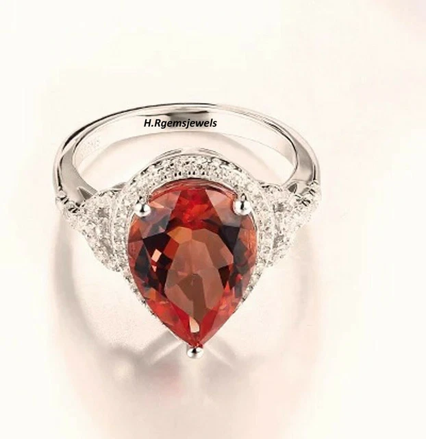 BAGUE ZULTANITE BAGUE en argent sterling 925 Couleurs coup es en