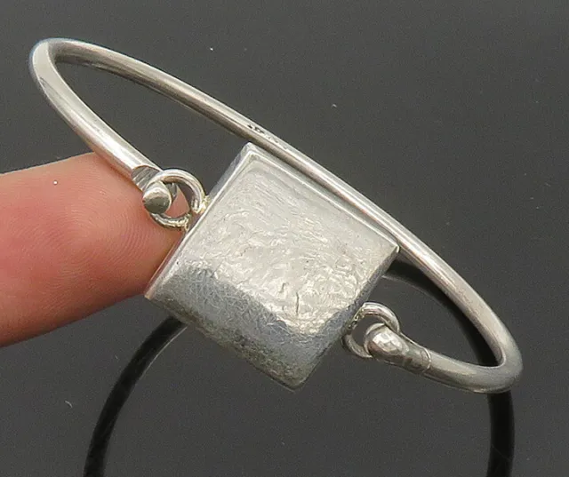 MEXICO 925 STERLING Silver - Vintage Shiny Smooth Bangle Bracelet - BT6779  £280.21 - PicClick UK