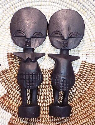 Medium African Fertility Doll Pair Akua Ba Africa tribal ethnic art fdpm23