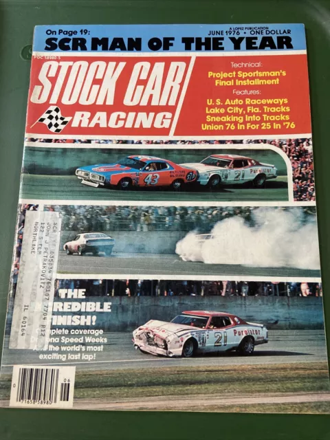 Stock Car Racing Mag Daytona Speed Week June 1976