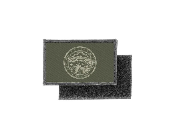 Toppa Bandiera USA Reverse - 5x8 Cm, Stampata, Con Bordo Ricamato Nero, 2 Pezzi - Foto 9