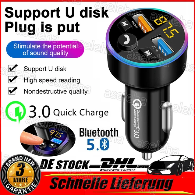 Dual USB Auto Ladegerät 2x USB Zigarettenanzünder Pkw Lkw Ladeadapter 12-24V