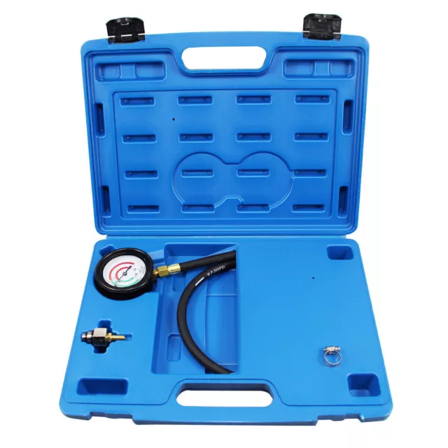 Pressure Gauge Test Tool Kit Sensor Car Auto Exhaust Back Pressure Tester Set