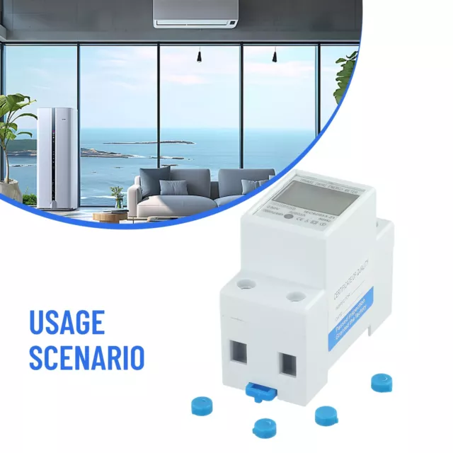 KWh Energiespar Meter Digital LCD Leistungsmessung Energieverbrauch 230V