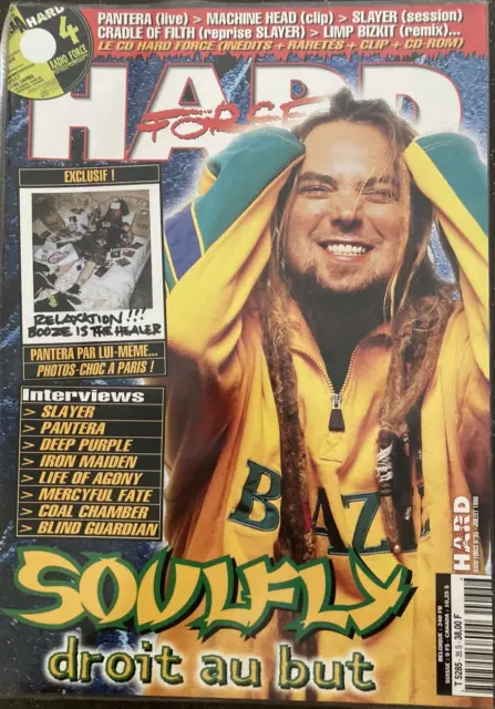 Magazine Hard Force n°35, Soulfly, Iron Maiden, Pantera, Slayer, Deep Purple