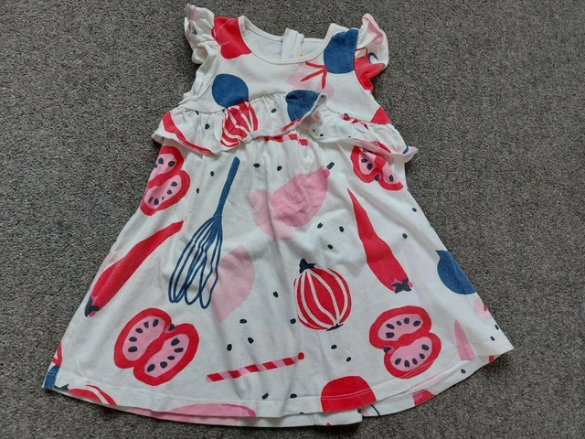 Girls, Sleeveless, White/Multicoloured, Summer Dress, 3 Yrs, 98Cmcatimini