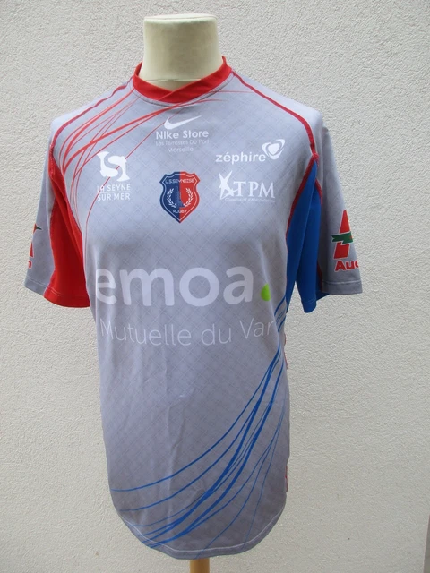 Maillot rugby A.S BEZIERS Proact #2 Suez Jersey Vintage Shirt