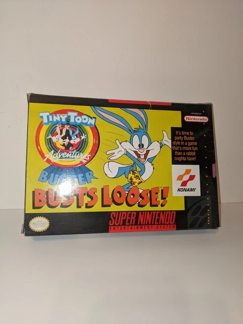 Tiny Toon Adventures: Buster Busts Loose For SNES Box ONLY