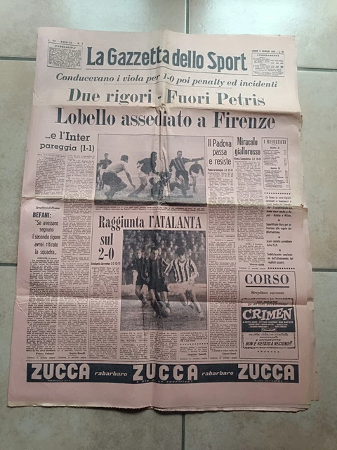 Gazzetta Dello Sport Originale - 18 Octobre 1955 - Venise, GP Campari, Coppi