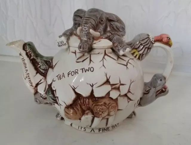 Cardew / Harmony Kingdom Teapot - cracking brew!! Limited Edition 3768 of 3850..