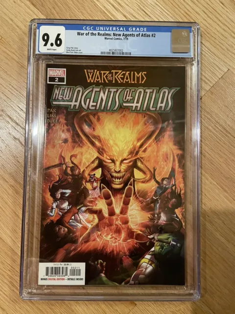 “War Of The Realms: New Agents Of Atlas” #2 CGC 9.6 1st Full Sword Master (9.8)