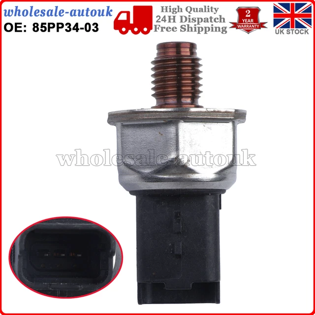 1X Fuel Rail Pressure Sensor 55PP06 03 9658227880 1920GW For Peugeot