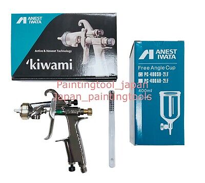 Iwata ANEST IWATA KIWAMI-1-13B4 1.3mm Gravity Feed Mit Seite Cup PC-400SB-2LF 400ml 