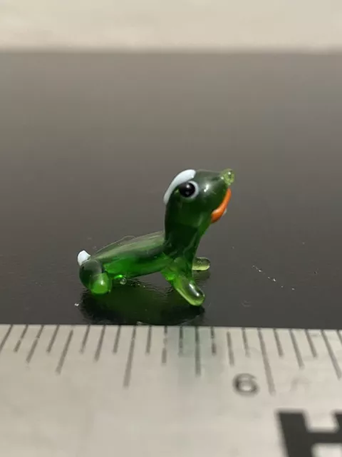 Hand Blown Glass Figurine Collectibles Handmade Miniature Frog Toad 12