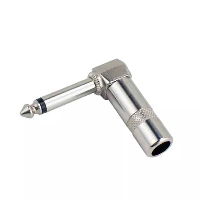 Langlebig Audio-Stecker Garnitur Stereo 6.35mm Audio Gitarre Kabel Metall