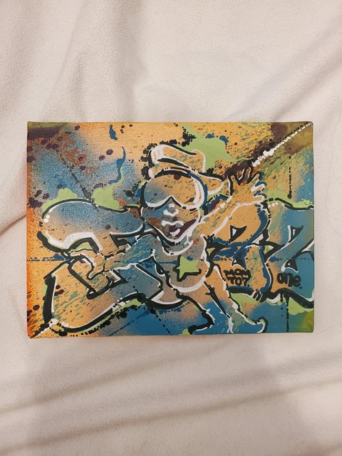 Fuzz One Map Originale New York 82x53cm - Graffiti Legends Signée - Street Art