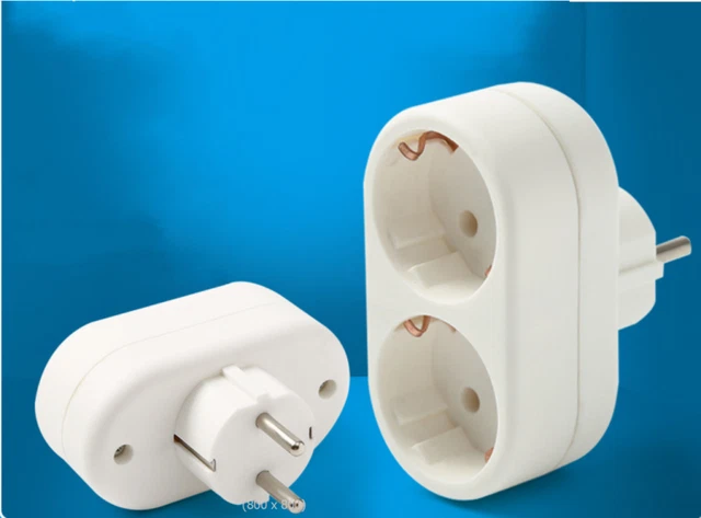 DOPPELSTECKER MEHRFACHSTECKER DUO Stecker 2-fach 3-fach Multistecker ...
