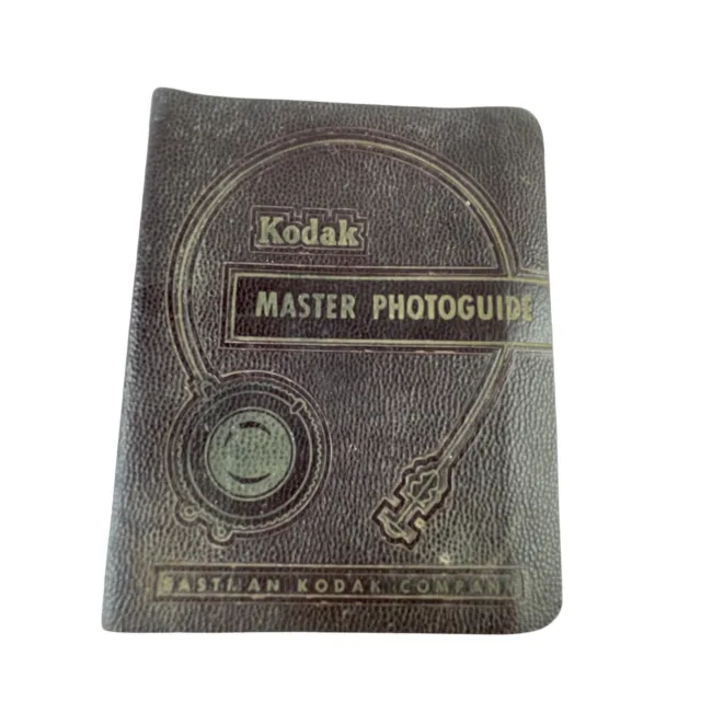 VINTAGE Eastman Kodak Company Master Photoguide Book Circa 1951 Photography