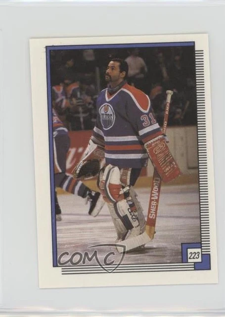 1988-89 O-Pee-Chee Stickers Grant Fuhr #223 HOF