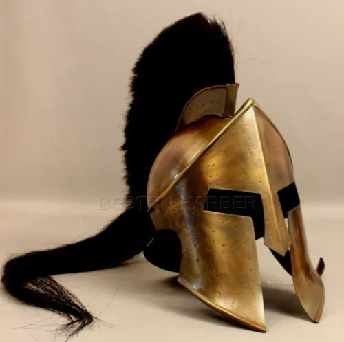 Movie King Leonidas Spartan Helmet Greek Warrior Costume Helmet Medieval Gift
