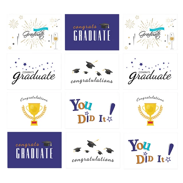 Tarjetas de graduación contiene sobres tarjetas de graduación