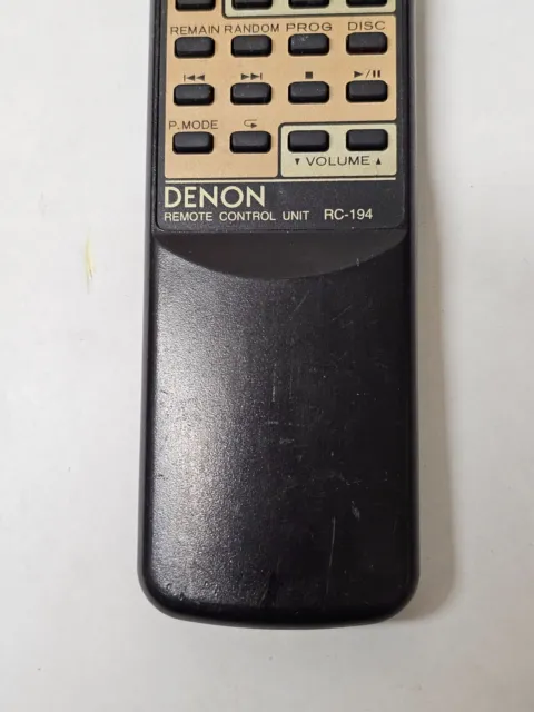 Original Genuine  Denon Rc-194 Remote Control For D-C30 3