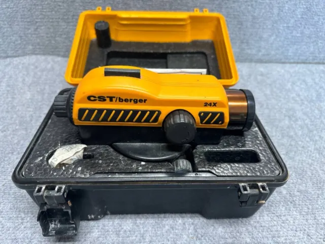 CST/berger 24X Automatic Optical Level w/ Case Not Tested