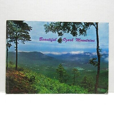 Postcard Vintage Postmarked 1990 Beautiful Ozark Mountains Missouri Arkansas