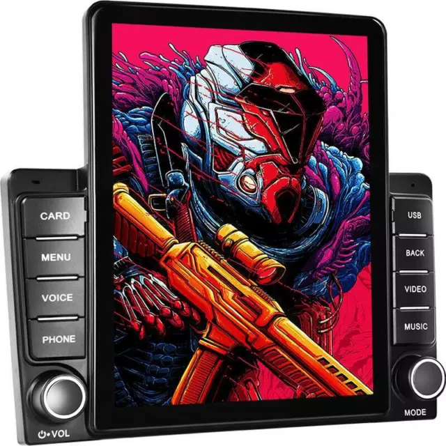 9.5" 2 Din Dual USB Android Car Radio GPS Navi Audio Stereo Bluetooth MP5 Player