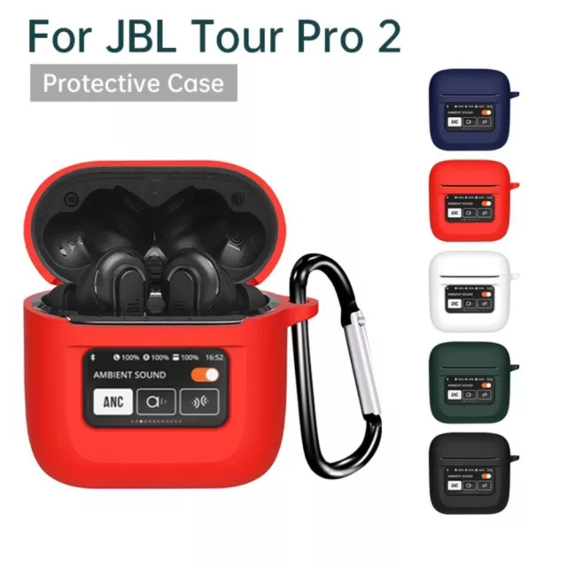 Soft Bluetooth Earphone Protector Charging Box Cover for JBL Tour Pro 2 Home