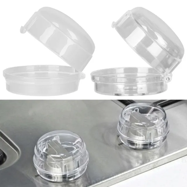Plastic Kitchen Child Protection Gas Stove Protector Oven Lock Lid Knob Cover