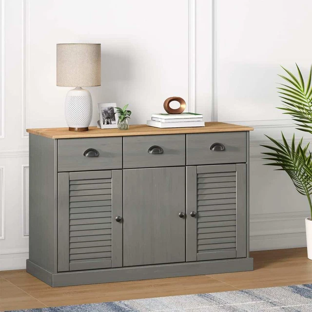 Sideboard mit Schubladen VIGO 113x40x75  Massivholz N9A0