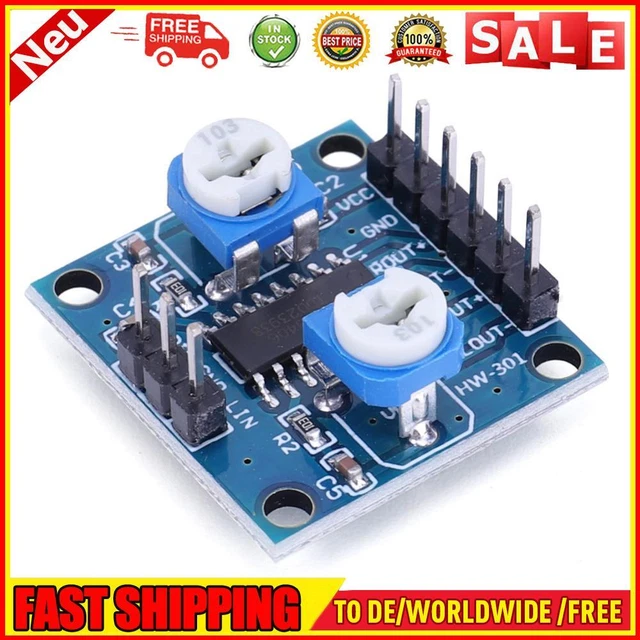 PAM8406 Scheda Mini Amplificatore Dual Canale 2x5W Classe D per Dispositivi Elettronici