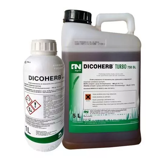 Dicoherb 750 SL 5L produit de post-levée pour le contrôle des mauvaises herbes a