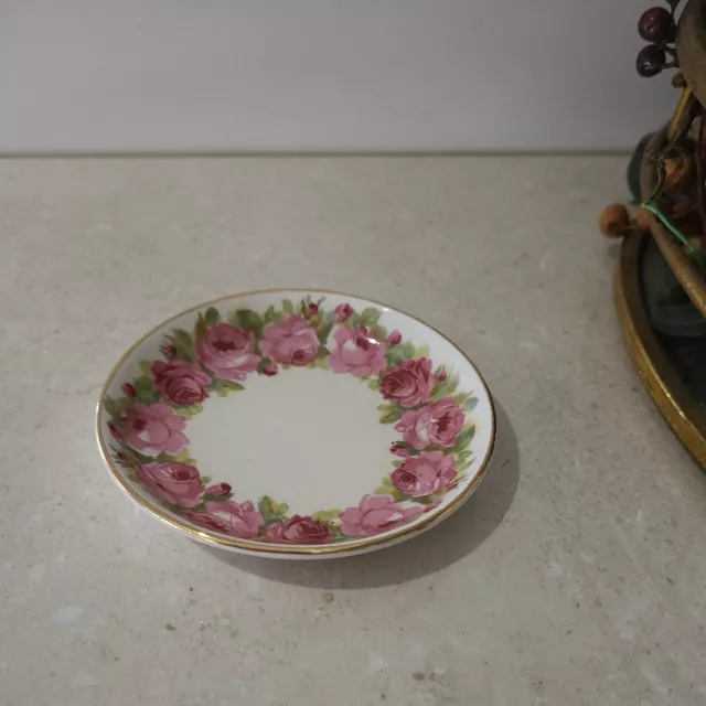 Raby Rose Pin Dish Vintage  Royal Doulton ENGLAND