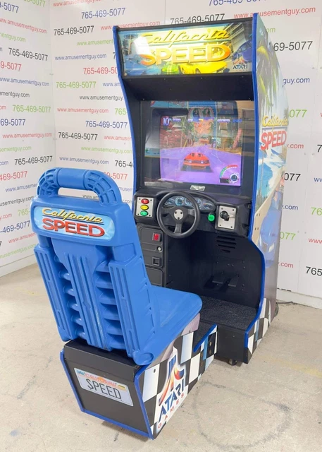 California Speed by Atari COIN-OP Sit-Down Driving Arcade Video Game