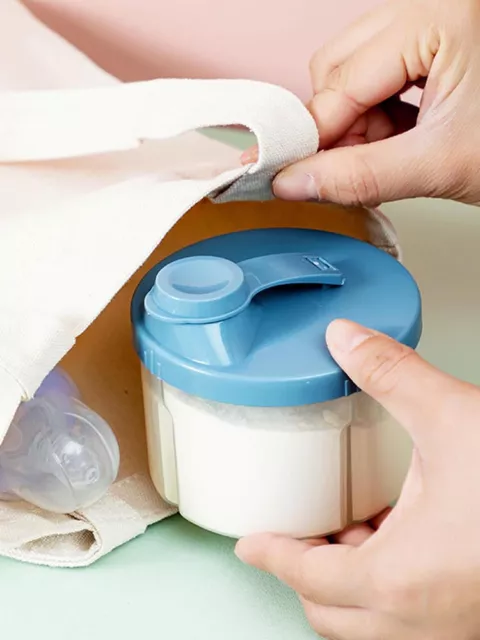 Baby Milk Powder Container Snack Pot Dispenser Storage Box with Lid 3