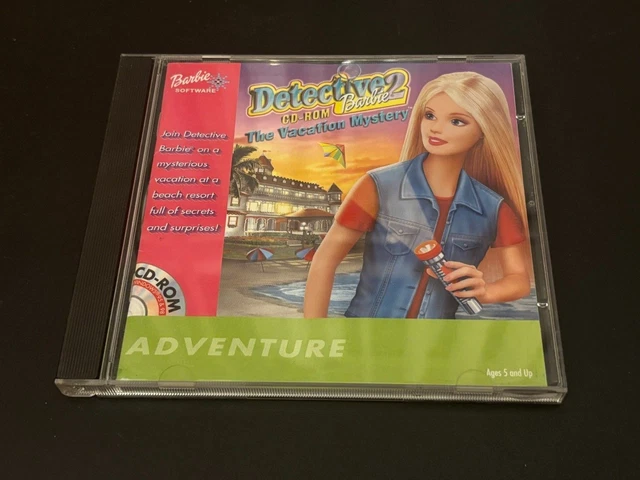 DETECTIVE BARBIE 2: The Vacation Mystery PC CD-ROM Juego